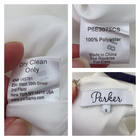 PARKER Estella Estella Grommeted Lace Up Top White - Picture 9 of 10